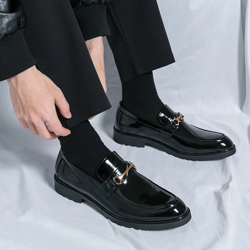 Guldlinje Loafers