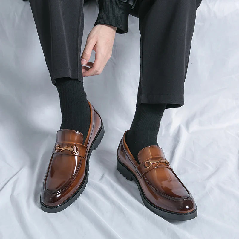 Guldlinje Loafers